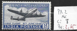 INDE PA 2 ** Côte 8 € - Airmail