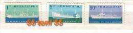 1962 Transport  Ships  3v.-MNH   Bulgaria / Bulgarie - Ungebraucht