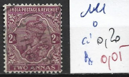 INDE ANGLAISE 111 Oblitéré Côte 0.20 € - 1911-35 King George V