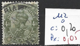 INDE ANGLAISE 112 Oblitéré Côte 0.20 € - 1911-35 King George V