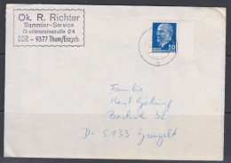 Allemagne RDA Lettre 564D 50 P Outremer Président Walter Ulbricht  - 1981-1990