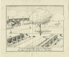 Velthem-Beyssem, Cimetière Militaire, Ww1, Imp. Sur Papier Conservée Par La Maman D'un Militaire Mort En 14/18 - Herent