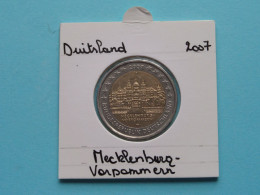 2007 F - 2 Euro > MECKLENBURG VORPOMMERN ( Zie/voir SCANS Voor Detail ) Allemagne / Germany / Duitsland ! - Germania