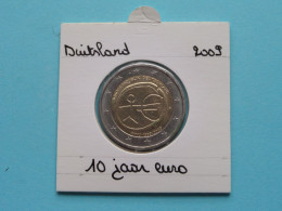 2009 F - 2 Euro > 10 JAAR EURO ( Zie/voir SCANS Voor Detail ) Allemagne / Germany / Duitsland ! - Germany