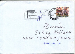 Poland Underpaid Cover With Postal Due T Sent To Denmark Wroclaw 26-7-2003 Single Franked - Lettres & Documents