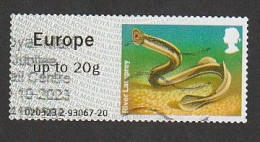 Great Britain 2013 - ATM - River Lamprey - Europe Up To 20 G, Used - Post & Go Stamps