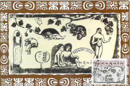 Polynésie Française - Carte Maximum - Premier Jour - FDC - Gauguin - 2006 Femmes Animaux Et Feuillages - Maximumkarten