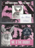 Liechtenstein Crypto Stamp Nr. 6 The Rabbit Virtuelles Silbernes Diadem ** Postfrisch - Neufs