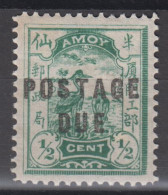 IMPERIAL CHINA 1895 - LOCAL AMOY MH* - Ungebraucht