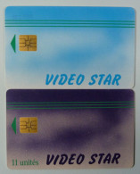 FRANCE - Chip - VIDEO STAR - Set Of 2 - Used - Other & Unclassified