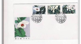 FDC Chine Magnolia 1986. - 1980-1989