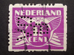 Nederland - Pays-Bas -  Perfin - Lochung - N.V. Van Den Berg & Co's Metaalhandel - Cancelled - RR - Perforadas