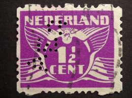 Nederland - Pays-Bas -  Perfin Amsterdam	 N.V.Electriciteits Maatschappij AEG - (dochtermaatschappij Van ..) 1925 - 30 - Perforadas