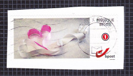 2011 Nr 4182/83 Duo-stamp / My Stamp,gestempeld Op Fragment. - Oblitérés