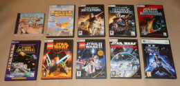 STAR WARS – PC CD-ROM DVD-ROM GAMES – LUCASARTS – LOT OF 10 - Juegos PC