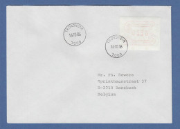 Norwegen 1986 FRAMA-ATM Mi.-Nr. 3.2b Wert 0350 Auf FDC TRONDHEIM 16.10.86 -> D - Machine Labels [ATM]