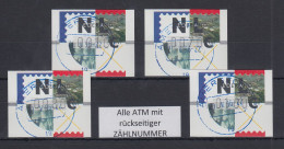 Niederlande ATM Mi.-Nr. 2.1 Typ FRAMA Satz 10-70-80-100 Mit ZN ET-O AMERSFOORT - Autres & Non Classés