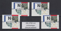 Niederlande ATM Mi.-Nr. 2.1 Typ FRAMA Satz 70-80-100-160 Mit ZN  ET-O BAARN - Otros & Sin Clasificación