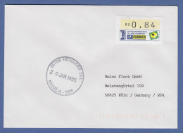 Brasilien ATM Frankfurter Buchmesse 1994 Mi.-Nr. 6 Wert 0,84 Auf Gel. Brief - Vignettes D'affranchissement (Frama)