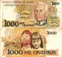 Brasil / 1.000 Cruzeiros / 1991 / P-231(b) / VF - Brasilien