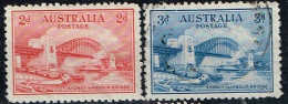 Australie - 1932 - Y&T N° 89* Et 90°, Neuf Avec Trace De Charnière Et Oblitéré - Used Stamps