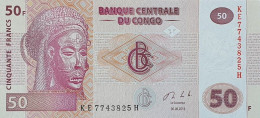 Billete De Banco De CONGO RD - 50 Francs, 2013  Sin Cursar - République Démocratique Du Congo & Zaïre