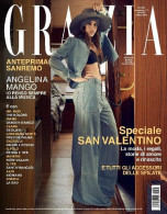 Grazia Italia N.8 - 25 Gennaio 2024 - Angelina Mango - Speciale Sanremo 2024 (interviste E Foto Partecipanti) - Mode