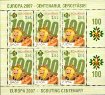 ROMANIA  2007  MNH  "EUROPA SCOUTING" - 2007