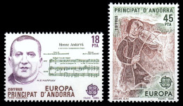 SALE!!! ANDORRA ESPAÑOLA SPANISH ANDORRE 1985 EUROPA CEPT MUSIC 2 Stamps Set MNH ** - 1985