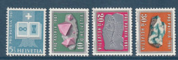Suisse - YT N° 677 à 680 ** - Neuf Sans Charnière - 1961 - Ongebruikt