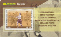 TESSERA FILATELICA VALORE 0,6 EURO DORANDO PIETRI (TF1133 - Philatelic Cards