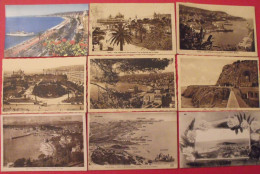 Lot De 9 Cartes Postales. Alpes Maritimes. 06. Nice. Promenade Des Anglais Port Boron JardinsRauba Capeu - Konvolute, Lots, Sammlungen