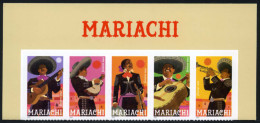 Etats-Unis / United States (Scott No.5703-07 - Mariachi) [**] Top Of Sheet - Neufs