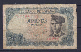SPAIN - 1971 500 Pesetas Circulated Banknote - 500 Pesetas