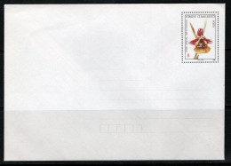 1991 TURKEY LETTER ENVELOPE WITH ORCHID ILLUSTRATION - Ganzsachen