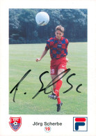 AK Jörg Scherbe KFC Uerdingen 05 97-98 FC Bayer Krefeld Energie Cottbus RWO Rot-Weiß Oberhausen TSV 1860 München DDR - Autogramme