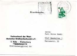 74181 - Bund - 1972 - 25Pfg Unfall EF A DrucksBf KOELN - IFMA ... -> Emsdetten - Other (Earth)