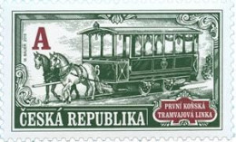 1036 Czech Republic First Horse-drawn Tram Line 2019 - Tram