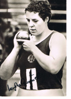 JEUX OLYMPIQUES - AUTOGRAPHES DE MEDAILLES OLYMPIQUES - CONCURRENTS D'ALLEMAGNE DE L'EST - - Autógrafos