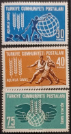 Turquie  1963,  YT N°1647-49  N**,  Cote YT 1,25€ - Ungebraucht