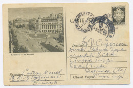 IP 58 A - 0206 BUCURESTI, Romania, Tramway - Stationery - Used - 1958 - Tram