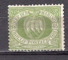 Y6460 - SAN MARINO Ss N°18 - SAINT-MARIN Yv N°18 * - Unused Stamps