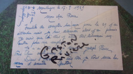 18 CHATEAUMEILLANT Gaston RIVIERE  ENVOI AUTOGRAPHE 1929  A JOSEPH PIERRE Le Petit Vielleux Vielle - Châteaumeillant