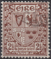 1941 Irland > 1937-1949 Éire ° Mi:IE 75A, Sn:IE 110, Yt:IE 82, Symbols 1940-68, Coats Of Arms - Used Stamps