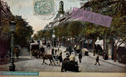 PARIS      ( 75 )     BOULEVARD DES ITALIENS - Transport Urbain En Surface