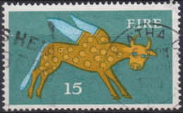 1975 Republik Irland ° Mi:IE 320, Sn:IE 356, Yt:IE 322, Winged Ox, 8th Century, Early Irish Art 1974-83 - Used Stamps