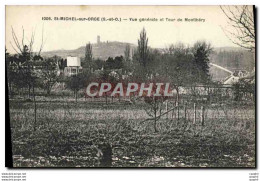 CPA St Michel Sur Orge Vue Generale Et Tour De Montlhery - Saint Michel Sur Orge