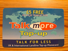 Prepaid Phonecard United Kingdom, ExCel, Talk More - Emissions Entreprises