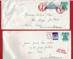 1997 - 2 Lettres Pour La France - Entier Postal Type Cloche (BELL) - 32 Cents  - 1981-00