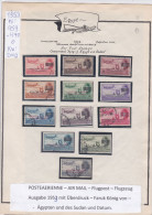 - ÄGYPTEN -EGYPT -LUFTPOST-FLUGPOST -AIR MAIL-1953 ÜBERDRUCK KÖNIG VON ÄGYPTEN UND SUDA - Luftpost